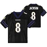 Lamar Jackson Baltimore Ravens Black #8 NFL Kids Youth 4-20 Name and Number Fashion Player Jersey