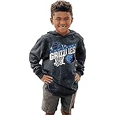 Memphis Grizzlies NBA Officially Licensed Youth Tri-Blend Hooded Long Sleeve T-Shirt Hoop Team Color, Small