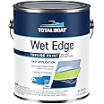 TotalBoat-365420 - Wet Edge Marine Topside Paint for Boats, Fiberglass, and Wood (Largo Blue, Gallon), 1 Gallon (Pack of 1)