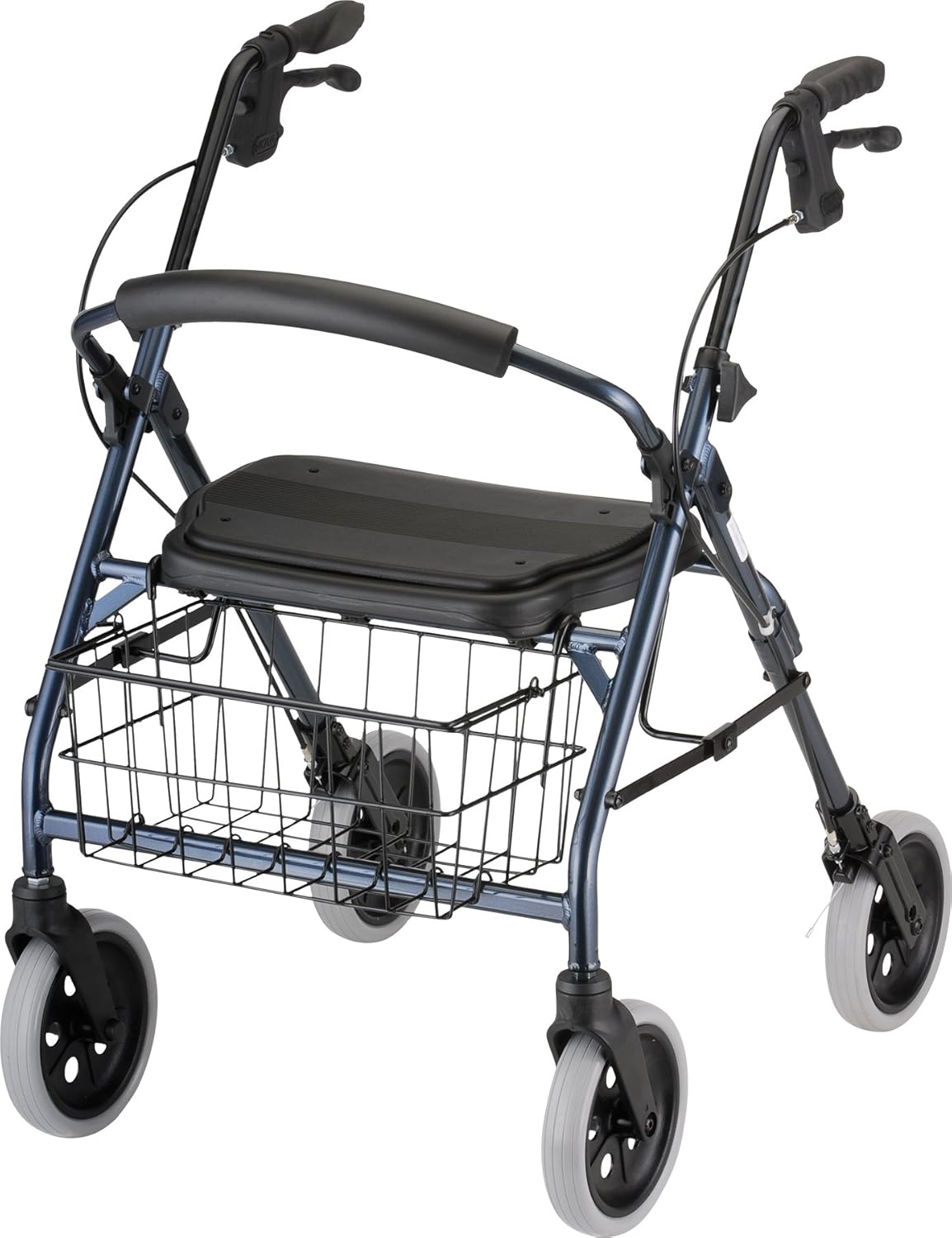 NOVA Cruiser Deluxe Rollator Walker, Blue: Health & Personal Care