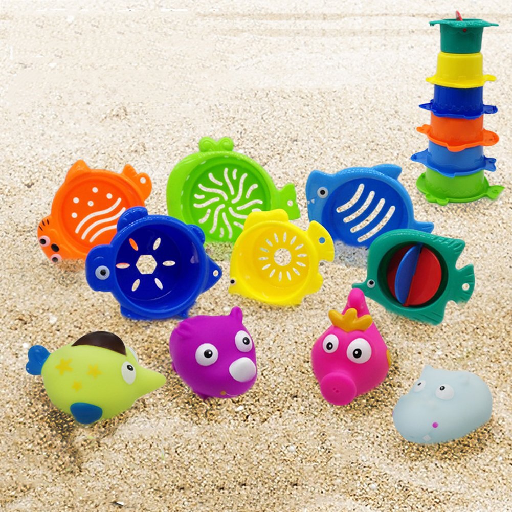 Little Bado Bath Toys for Babies 6 to 12 Month Stacking ...