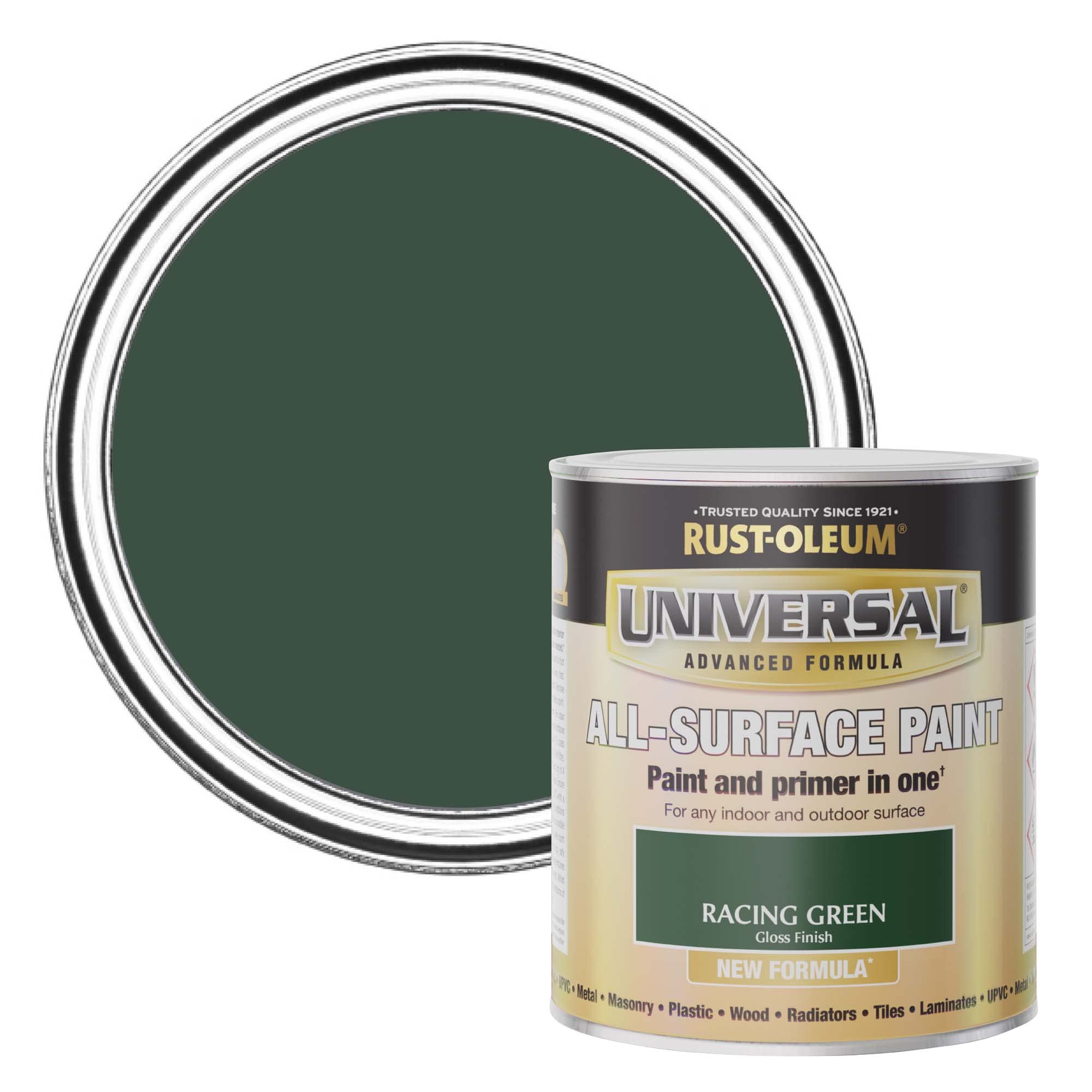 Rust-Oleum Universal Gloss Racing Green 750ml