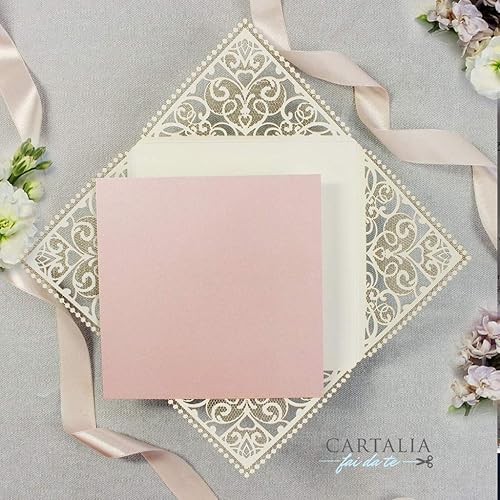 Campione Partecipazione Matrimonio Fai Da Te Shabby Chic Set