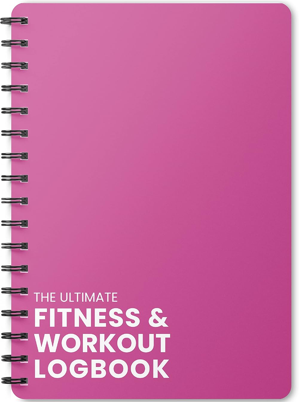 UniBrands Ultimate Gym Workout Log Book XL A5 Pink 100 Pages Fitness Journal
