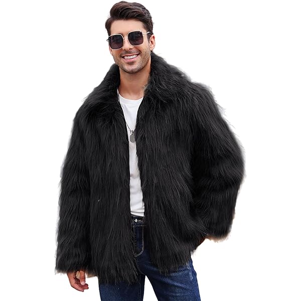 ジャケット・アウター pellicule front gather furcoat Black, Gray, and White Degrade Diamond Cut Section Sections 28