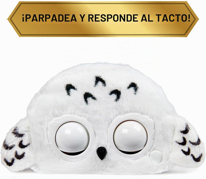 PURSE PETS - BOLSO MASCOTA INTERACTIVA - Wizarding World, Harry Potter - Bolso niña y Mascota Interactiva Hedwig Purse Pets con más de 30 Sonidos y Reacciones - 6066127 - Juguetes niña 6 años +