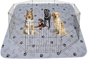 Paw Jamboree Washable Pee Pads for Dogs XLarge Reusable Pee Pads Dog XL Extra Large Puppy Pads Pee Pads Dog Training Pads Non