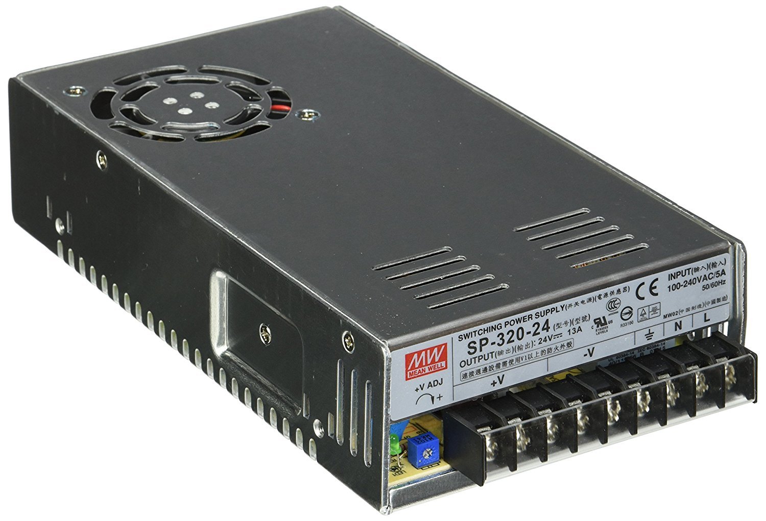 MEAN WELL SP-320-24 AC to DC Power Supply, Single Output, 24 V, 13 Amp ...