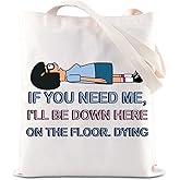 Cartoon Quote Gift Tina Belcher Makeup Bag Cartoon TV Show Merchandise Inspired Gift For Tina Fans(FLOOR TOTE)