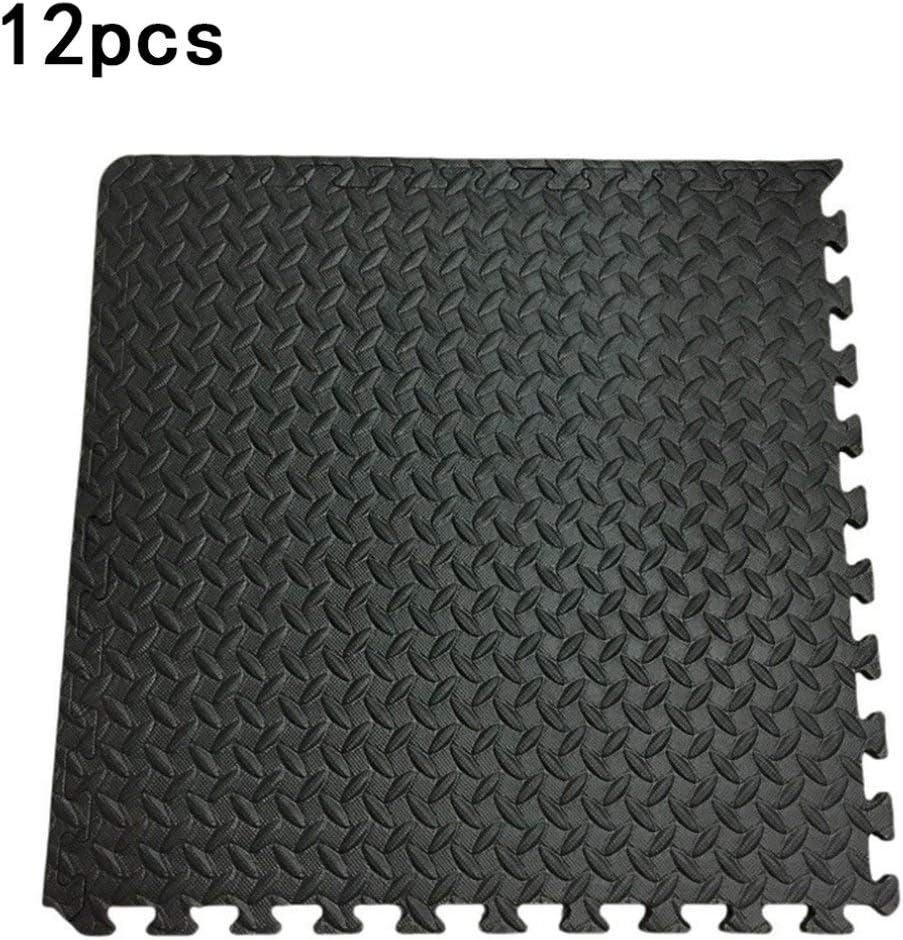 LONGITUDE Puzzle Exercise Mat with EVA Foam Interlocking Tiles Non-Toxic Waterproof for Exercise, MMA, Gymnastics and Home Gym Protective Flooring