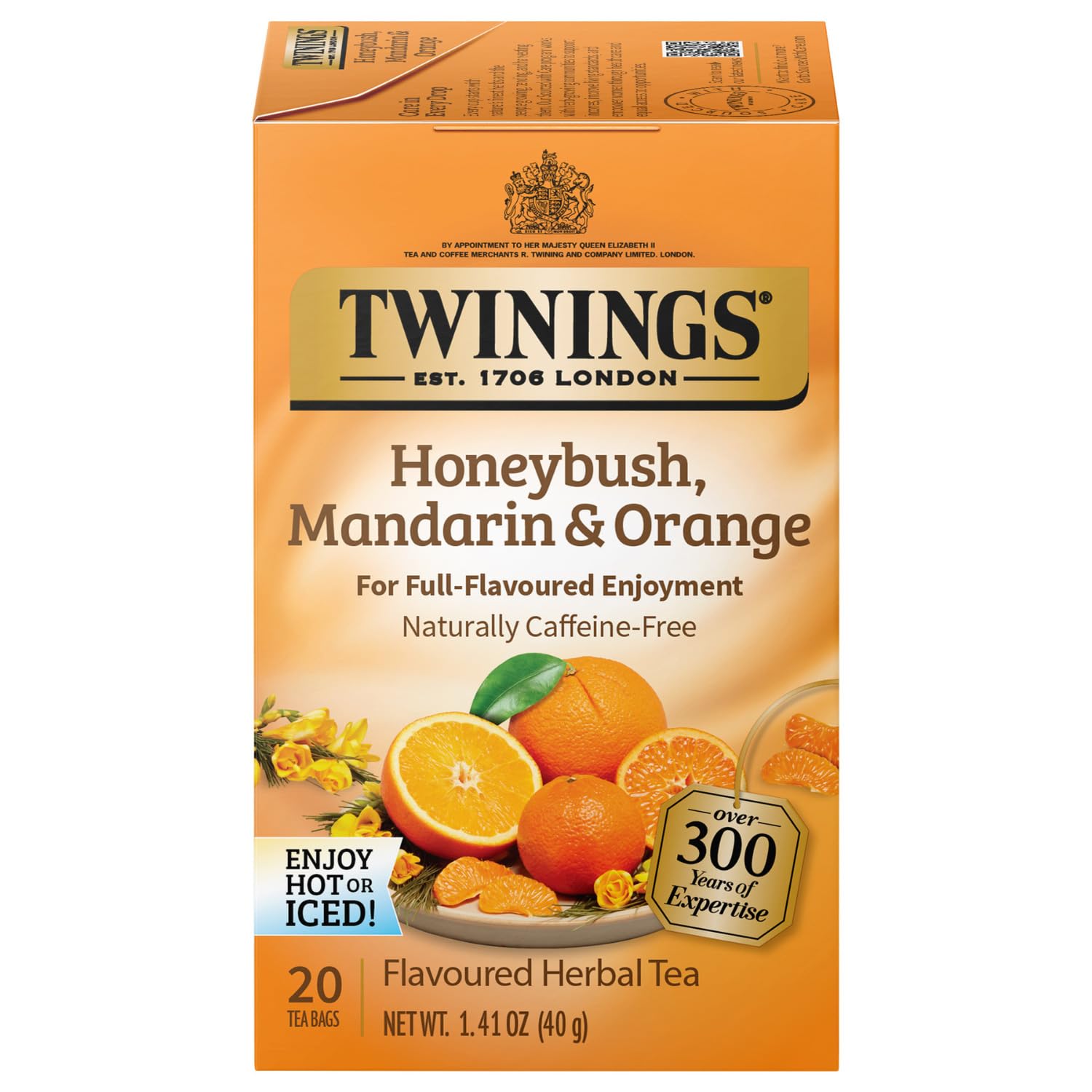 Twinings Honeybush, Mandarin, & Orange Herbal Tea