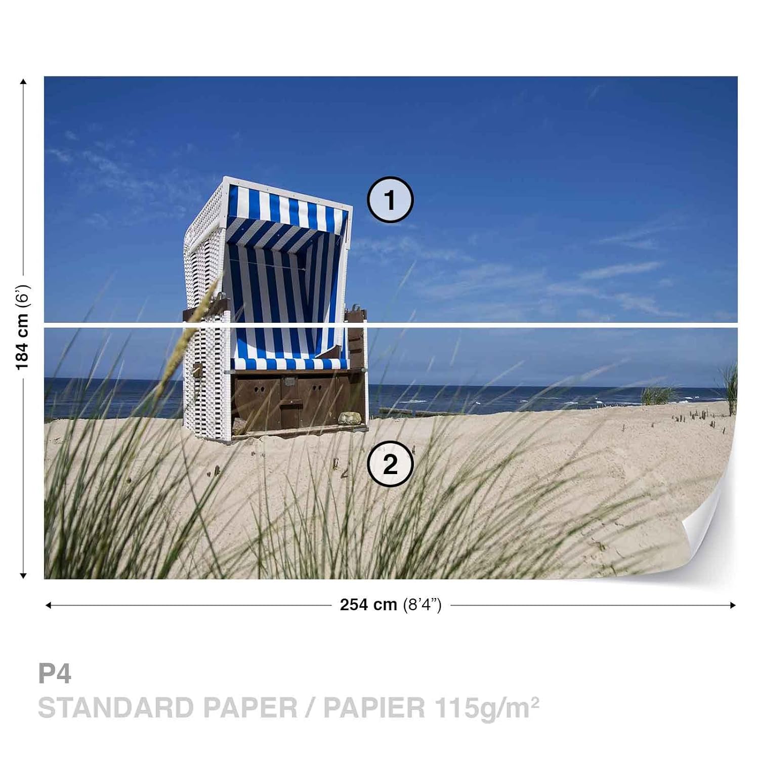 Avoir Images Breite X Hohe Bleu 416 X 254 Cm Breite X Hohe Tapeto Papier Peint dernière par