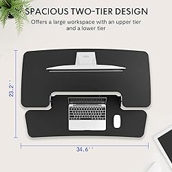 FLEXISPOT 35in Standing Desk Converter Height