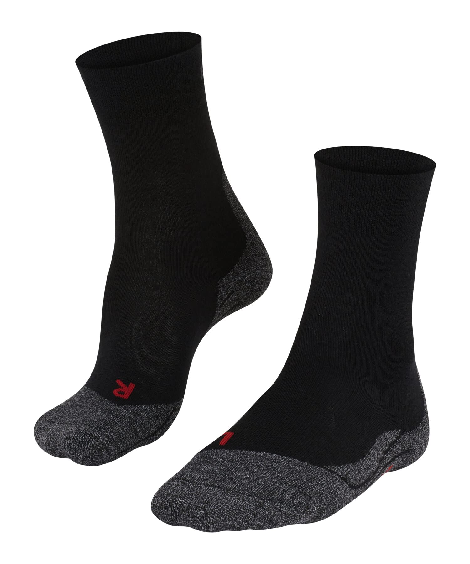 FALKE Men's TK2 Explore Sensitive M So Wool Thick Anti-Blister 1 Pair Hiking Socks, Black Black-Mix 3010, 5.5-7.5