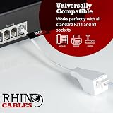 rhinocables RJ11 to BT Socket Adapter Phone to Ethernet view 2