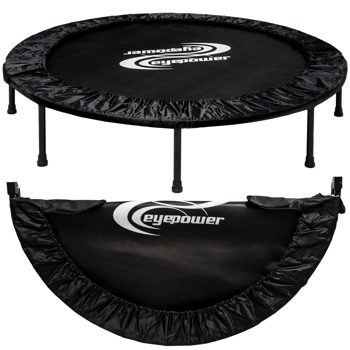 Eyepower Cama elástica plegable aprox  cm hasta kg patas estables acolchado de