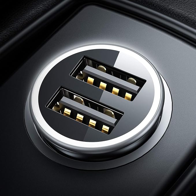 Divi Car Charger Car Usb Charger 4 8a 24w Dual Usb Ports Car