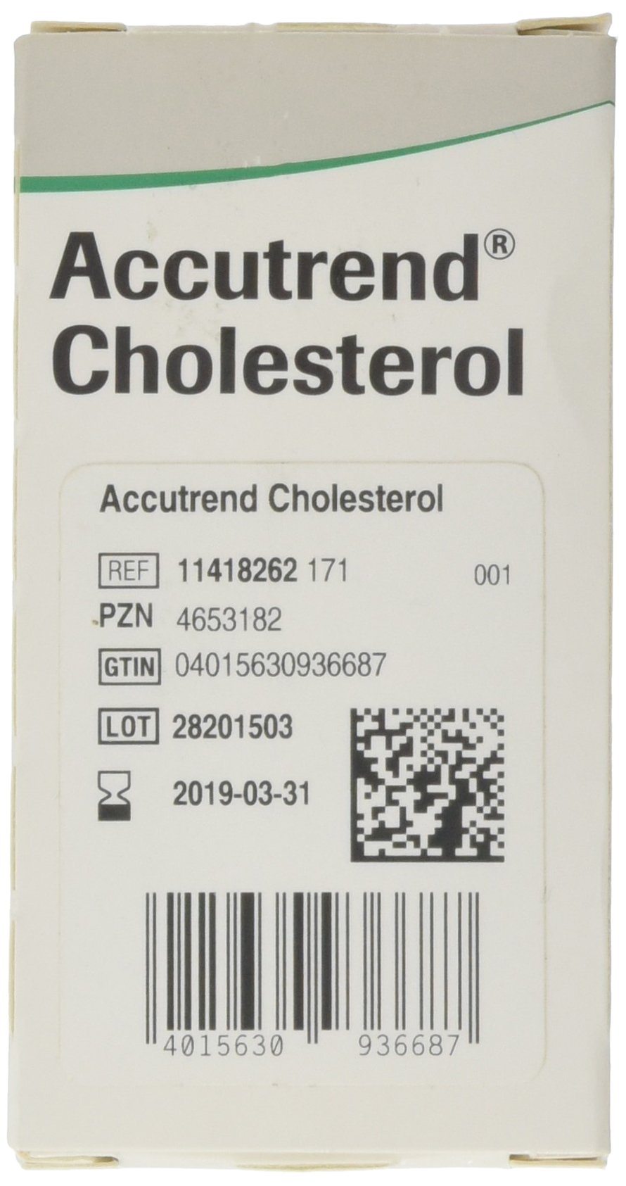 Accutrend Cholesterol Test Strips (x25)