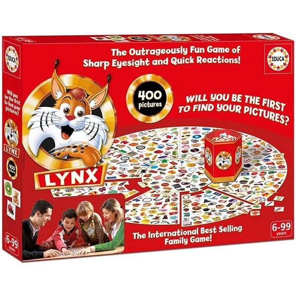 Educa Lince Viajero – Juego De Mesa Portátil Con 180 Imágenes Para Agilidad Visual
