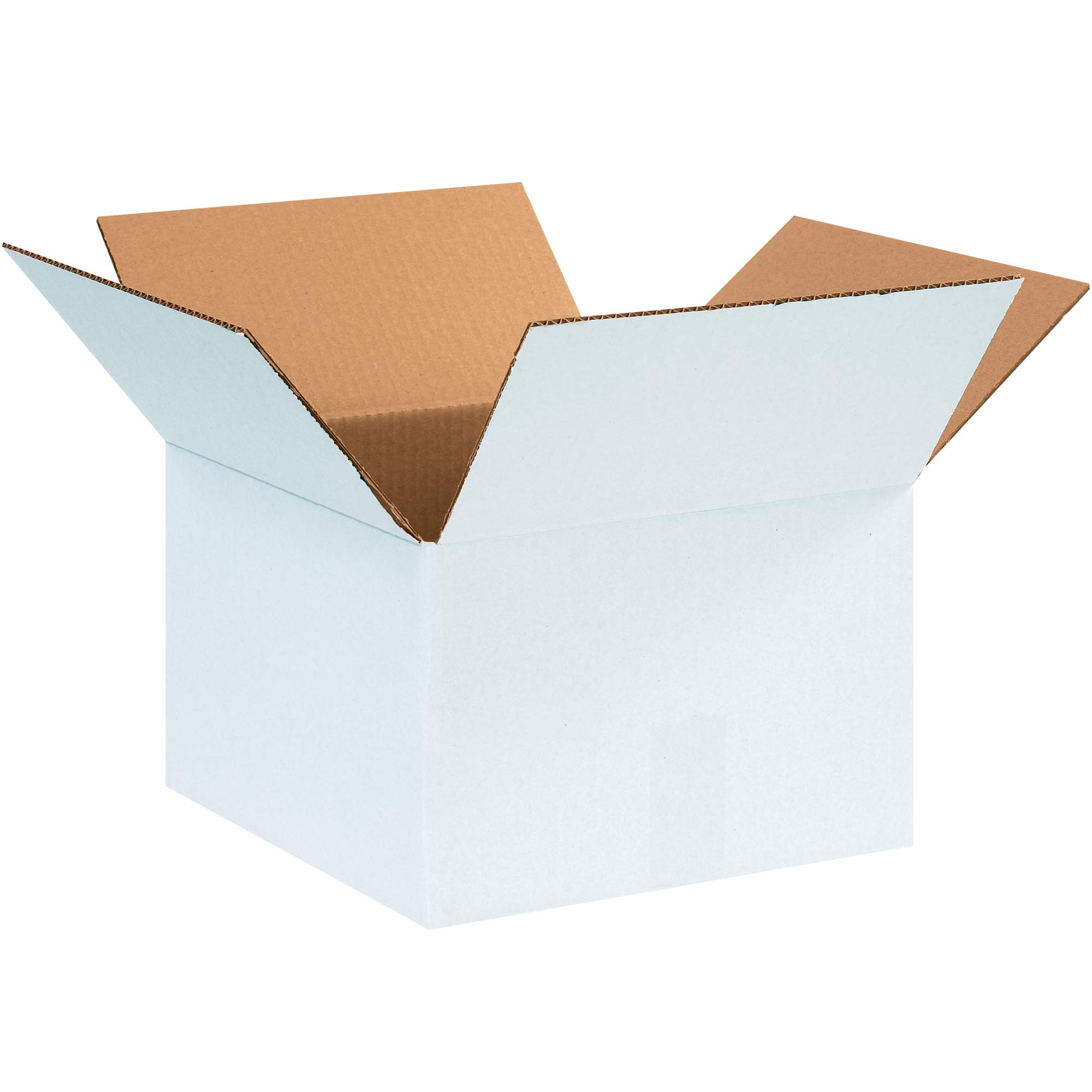 AVIDITI Shipping Boxes Medium 12"L x 12"W x 8"H, 25-Pack | Corrugated Cardboard Box for Packing, Moving and Storage 12x12x8 12128
