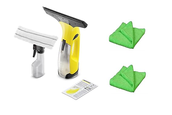 KÄRCHER WV 2 Plus inkl. 2 hochwertigen Microfasertüchern für die Rahmenreinigung