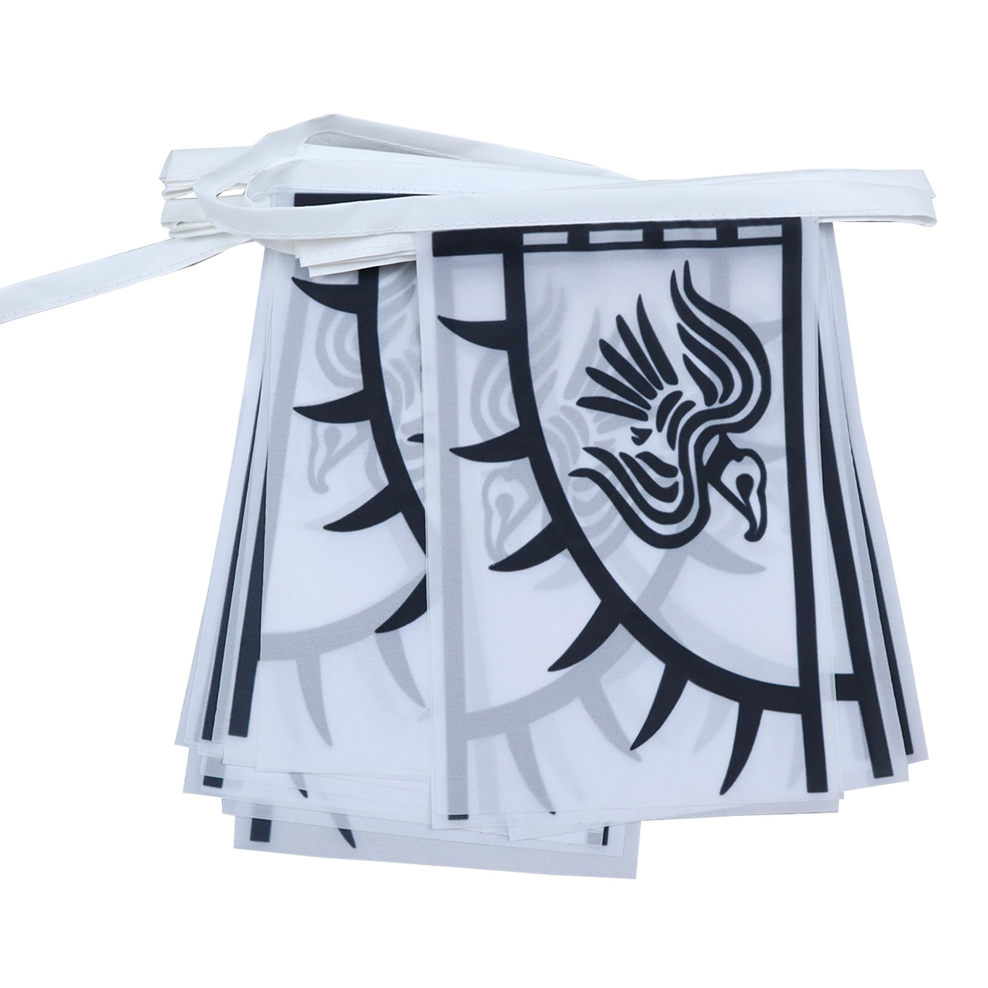 AZ FLAG Viking Raven Bunting Flag, 20 Ft Garland 20 Small Scandinavia Flags 8'' x 6'', 100% Polyester String Pennant, 6 meters