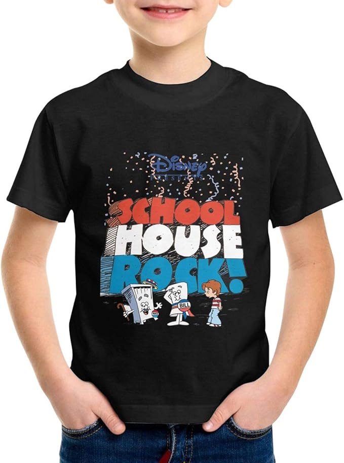 Schoolhouse Rock Unisex Children T Shirt Boys Girls Shirt