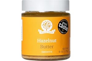 Nutural World - Smooth Hazelnut butter 6 Oz (170g) - 100% Pure/Single Ingredient - Great Taste Award winner