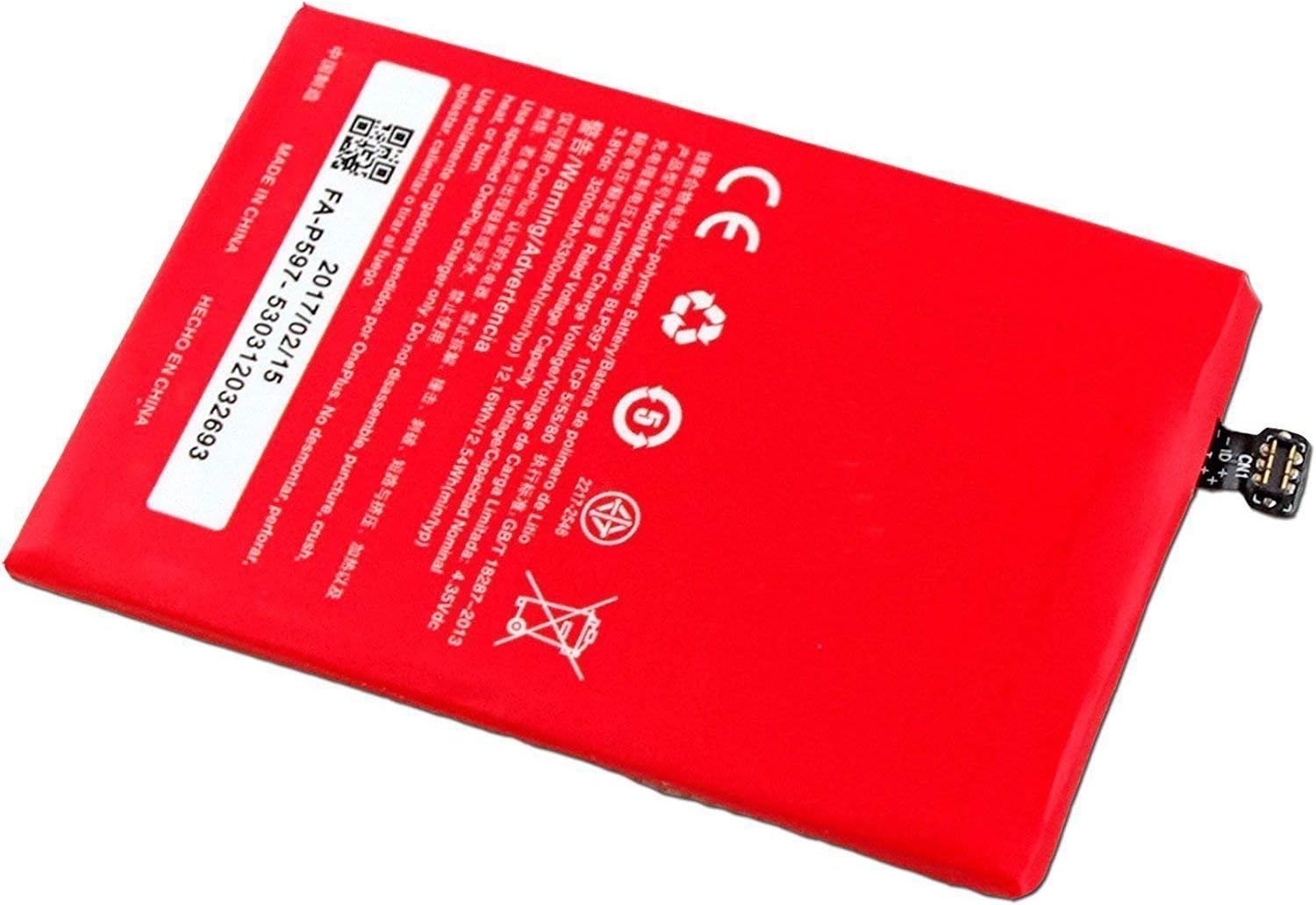 Sharbros Battery Model BLP597 3200 Mah Compatible with Oneplus 2,1 + 2