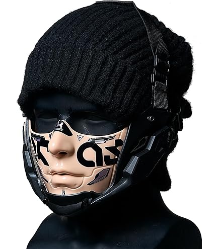 Amazon.com: crazy hunter Steampunk Mask Cosplay Skull Masque Men