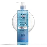 Eucerin Hydrating Gel Cleanser &amp; Makeup Remover, Sensitive Skin, 13.5 Fl Oz | Daily Gentle Face Wash with Hyaluronic Acid for All Skin Types, Removes Dirt &amp; Oil, Free of Oil, Alcohol, Soap &amp; Parabens