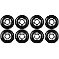 KSS Outdoor Asphalt Formula 89A Inline Skate X8 Wheels, Black, 80mm
