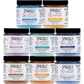 Spazazz RX Therapy Aromatherapy Hot Tub &amp; Spa Salt Crystal 4oz Sampler Pack | 8-Pack Muscle, Joint, Detox, Stress, Respiratory, Sport, Sleep &amp; Energy Bath Salt Crystals. Oil-Free &amp; Safe for Spas/Hot Tubs