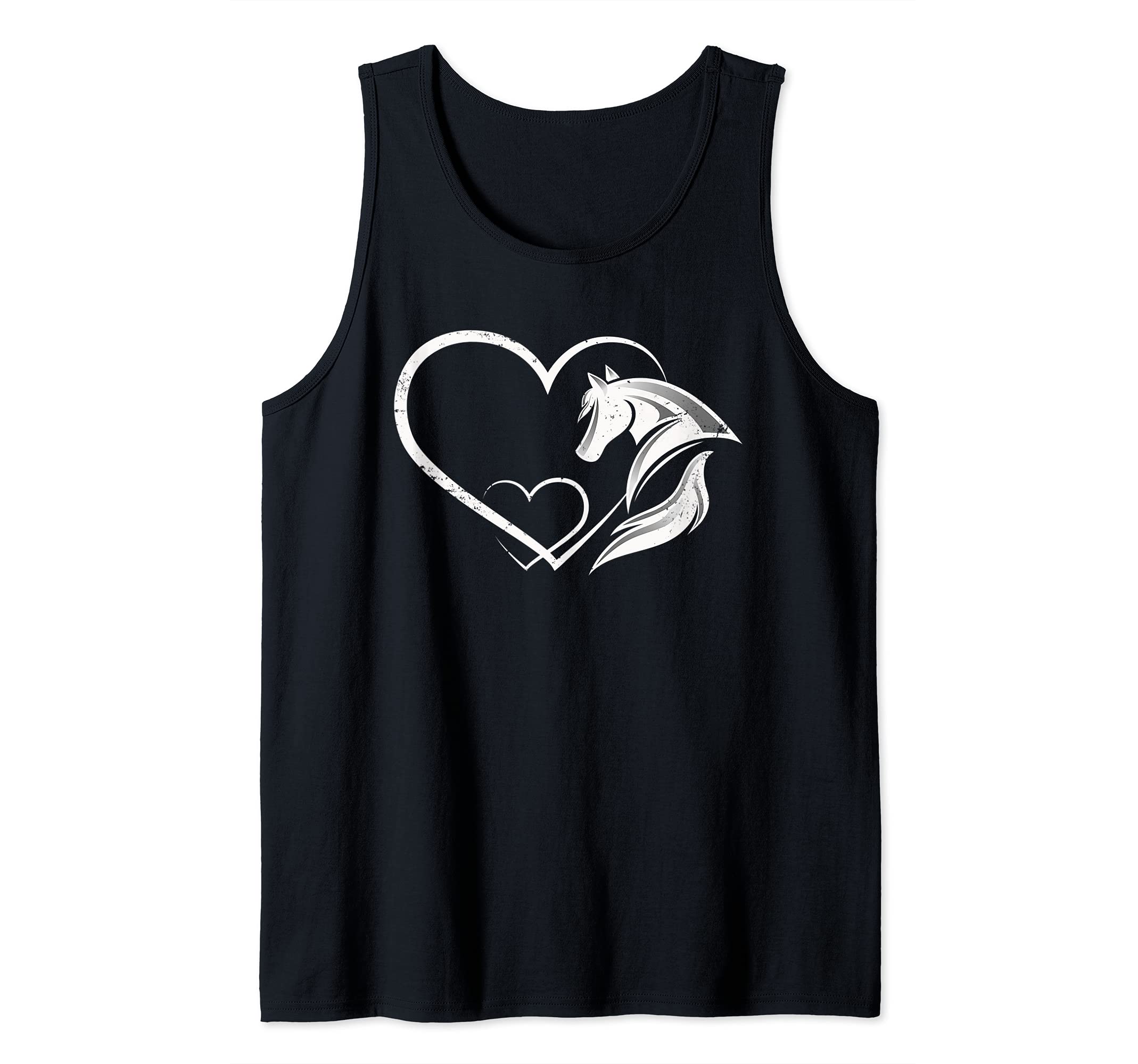 Horse Girl Equestrian Gift Animal Horse Tank Top