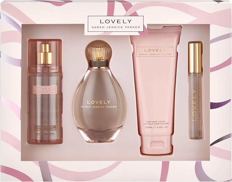 Lovely EDP + Body Mist + Body Lotion 100ml + EDP 10ml Rollerball GIFTSET