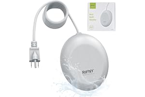 100W Bird Bath Heater for Outdoors in Winter, RIFNY Birdbath Deicer Water Heater Submersible for Bird Chicken Drinking with Thermostatically Control and Auto Shut-Off, Full-Covered Aluminum, 10FT Cord