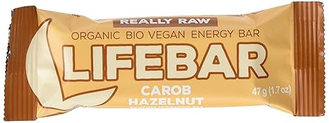 lifefood lifebar Carob Haselnuss, 5er Pack (5 x 47 g)