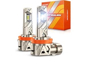 SEALIGHT H11/H9/H8 LED Headlight Bulb, 48000LM 1000% Bright S6 Pro H11 Bulb with 2025 4th Chips, Ultra 80,000hrs+ Lifespan H1