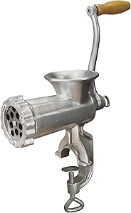 Weston #8 Manual Tinned Meat Grinder and Sausage Stuffer (36-0801-W)