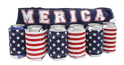 Belt Beverage Insulator Novelty Beverage Holder Beer Belt (Merica