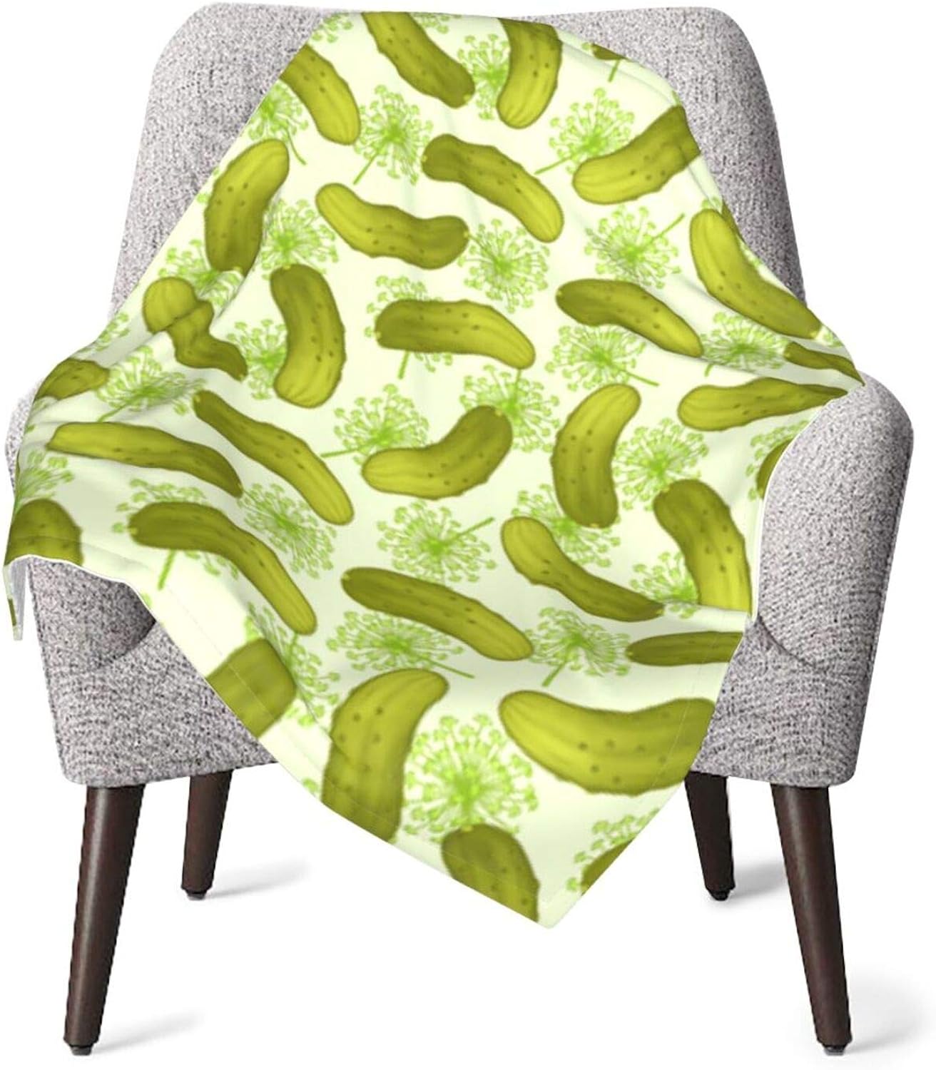 Dill Pickles Baby Plush Blanket,Super Soft Warm Throw