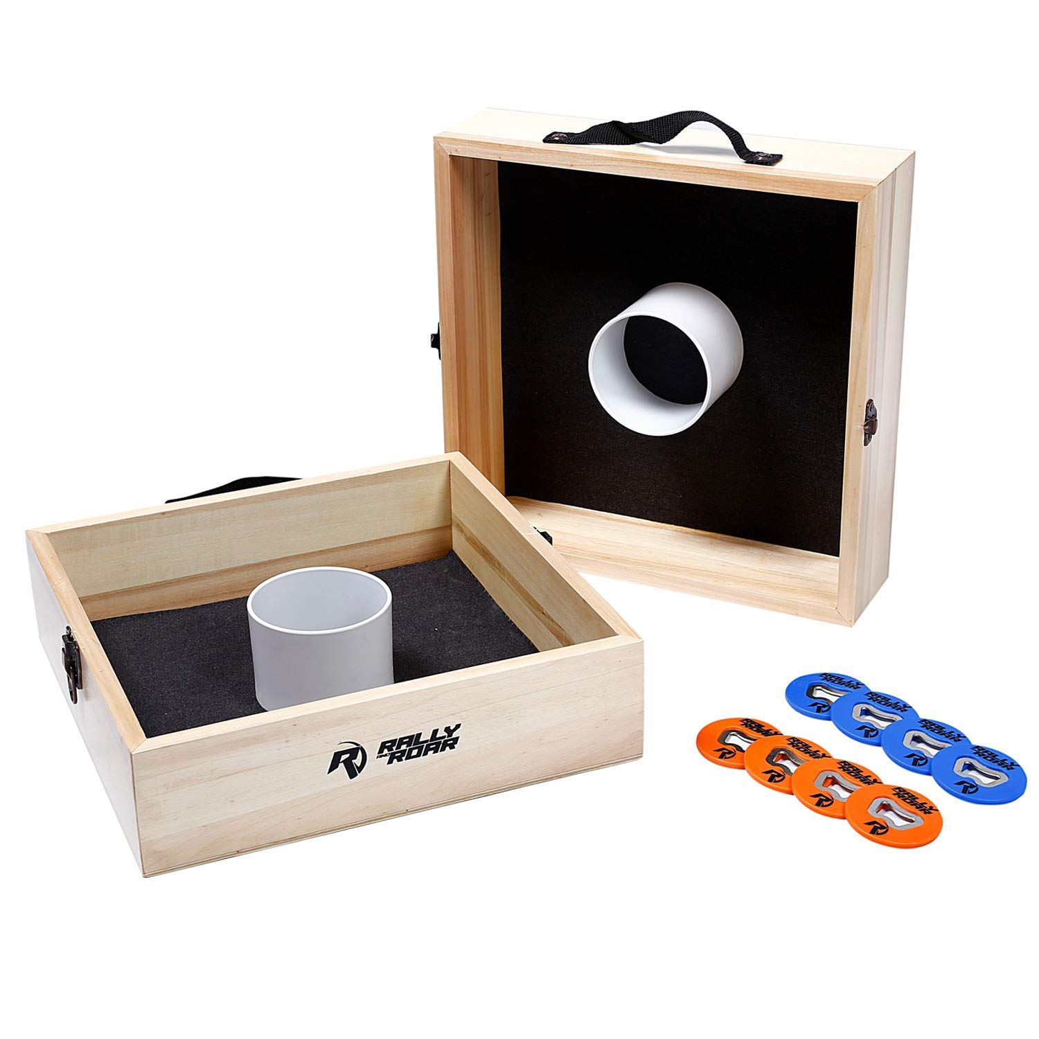 Buy Washer Toss Game by Rally and Roar Portable 10 Piece P Washers