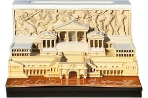 Artsy Pads,3D Memo Pad,Hand Torn Construction Paper Sculpture Artwork,Exquisite Creative Non-Stick Sticky Note,3D Notepad,DIY