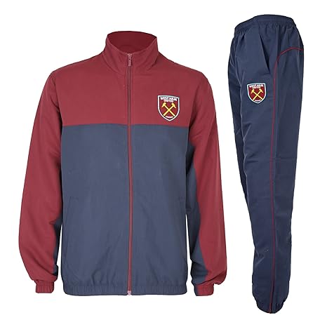 West Ham United FC - Herren Trainingsanzug - Jacke & Hose - Offizielles Merchandise - Geschenk für Fußballfans