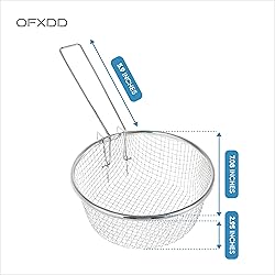 Deep Wire Basket for Cooking - Pack of 2