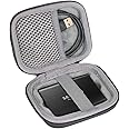 Hard Travel Case for Samsung T3 T5 Portable 250GB 500GB 1TB 2TB SSD USB 3.0 External Solid State Drives by co2CREA (Black Case + Inside Band)