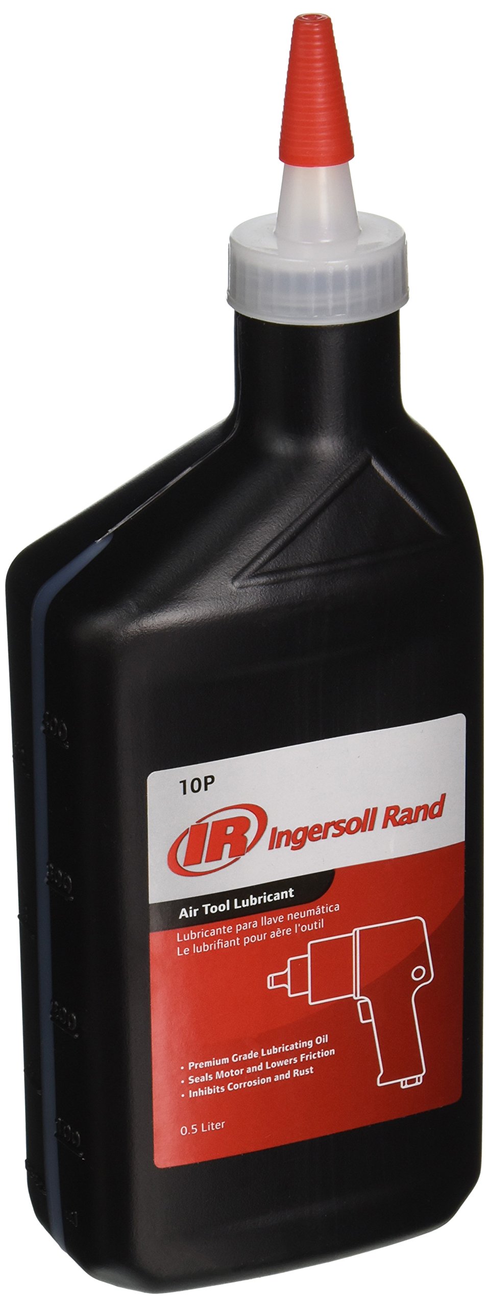 Ingersoll-Rand Premium Compressed Air Tool Oil 10P, for Compressed air Tools, Gear Oil and Hydraulic Oil for Motor Vehicles and Tools, a Must for Every Workshop, Size 0,5 Litre