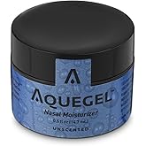 Aquegel Nasal Moisturizer (Original Unscented), 12-Hour Nasal Moisture Relief, Water-Based Nose Gel, Oxygen Therapy Moisturizer, Dry Nose, Dryness, Nosebleeds, Cannula, Saline Gel