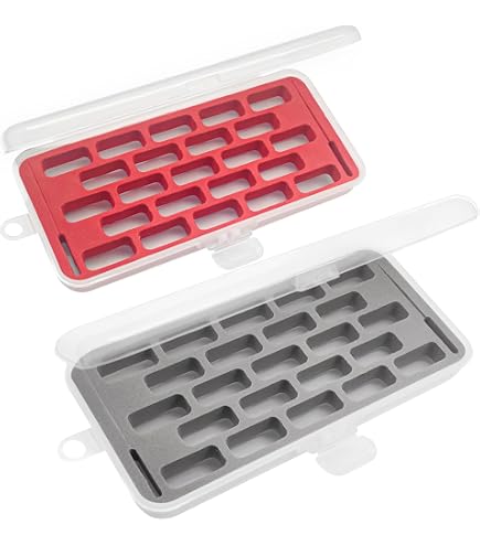 bernina tackle box accessory case Fbshicung 2pcs Bobbin for New 7 and 8 Series Jumbo Bobbin Sewing Bobbin Storage Case and Saver Holds 23 Bobbins Organizer Color:(1/2oz) Stump Knocker Rake Stores up to 17 Wooden Fish Necklace Hook