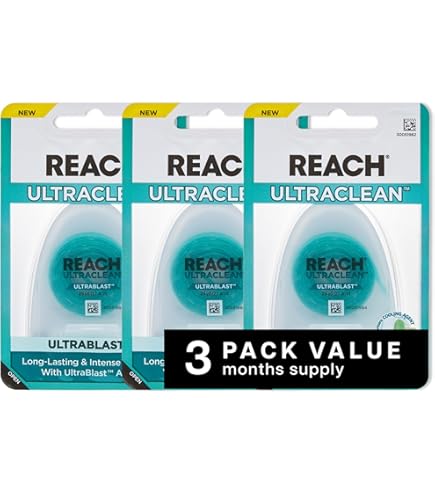 Amazon.com : Reach Cool Mint Waxed Dental Floss, 55 Yard : Health
